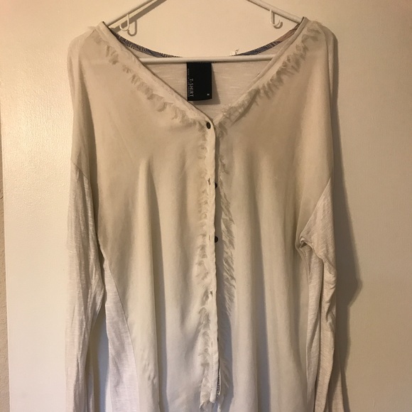 Dolan White Cardigan - Picture 1 of 4